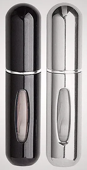 2 Pcs Travel Portable Mini Refillable Perfume Atomizer Bottle Spray Pump Case