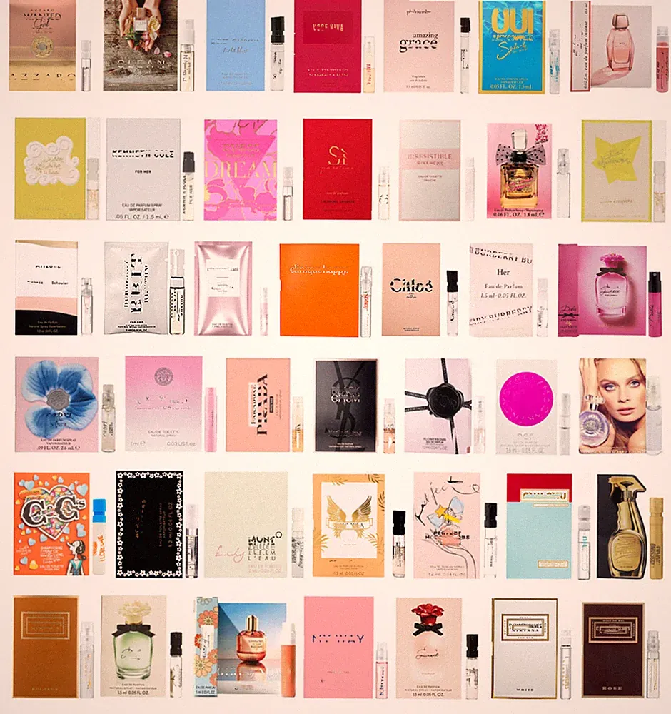 24 Women's Designer Perfume Sample Vials