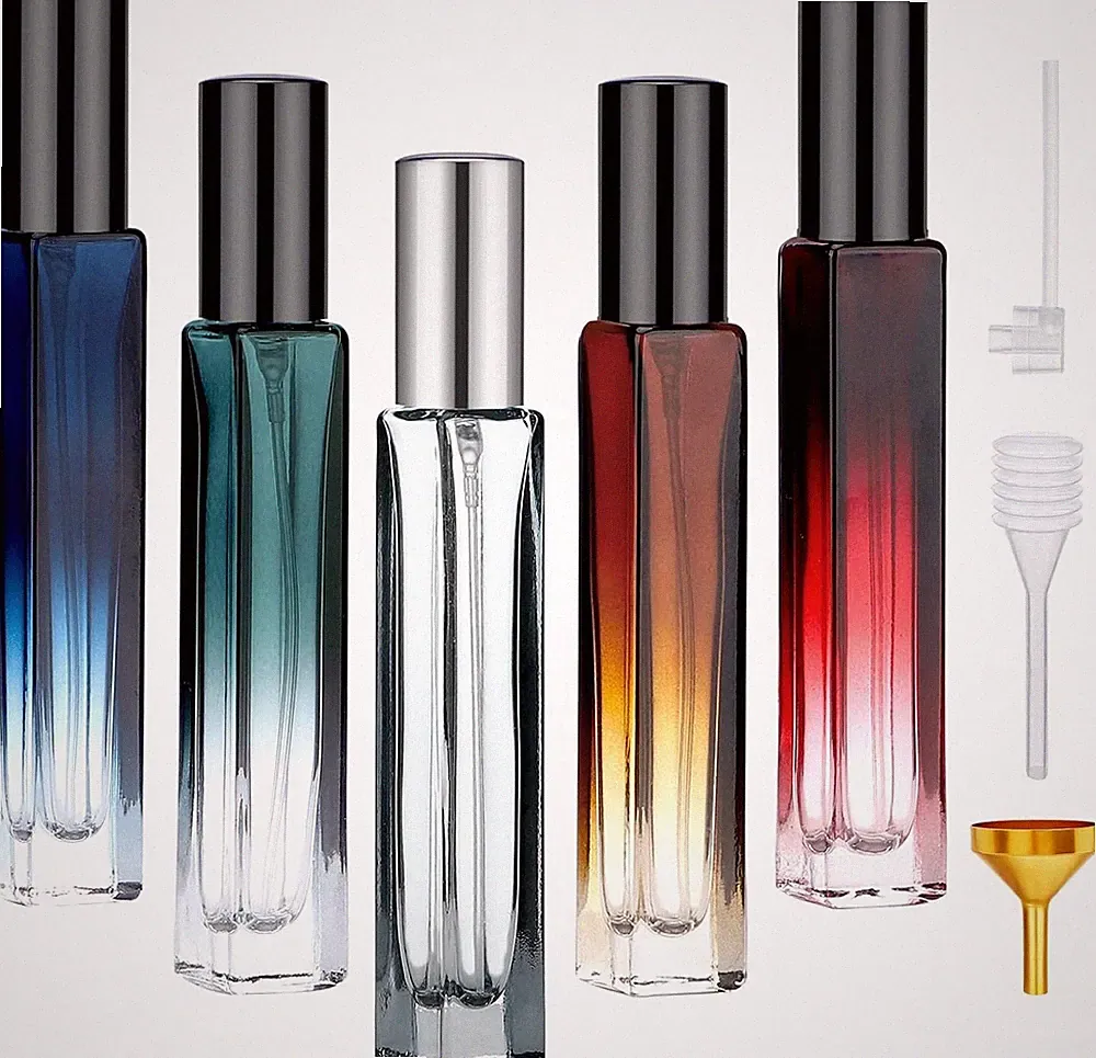 5 Pack 10ML Glass Perfume Bottles, Empty Atomizer Spray Bottles for Travel