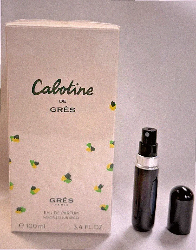 Cabotine De Gres Perfume for Women EDP 3.4 oz NIB/FREE TRAVEL SPRAY