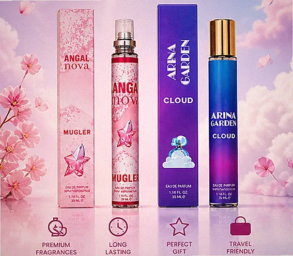 Travel Size Fragrance Set for Women – Eau de Parfum Spray Duo